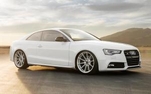 Audi S5 Coupe White on Vorsteiner Wheels (V-FF 102) '2016